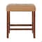 Alaterre Furniture Madison Backless Counter Height Stool True Walnut Finish with Cognac PU AVMA2120 - alternate 7